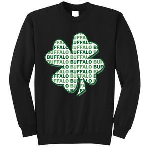 Buffalo New York St Patrick's Day 4 Leaf Clover Sweatshirt