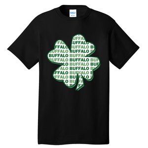 Buffalo New York St Patrick's Day 4 Leaf Clover Tall T-Shirt