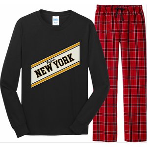 Buffalo New York Varsity Logo Long Sleeve Pajama Set