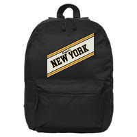 Buffalo New York Varsity Logo 16 in Basic Backpack