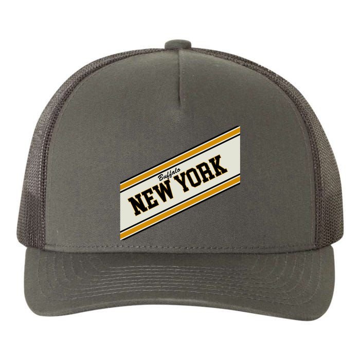 Buffalo New York Varsity Logo Yupoong Adult 5-Panel Trucker Hat