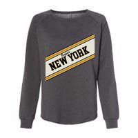 Buffalo New York Varsity Logo Womens California Wash Sweatshirt