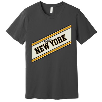 Buffalo New York Varsity Logo Premium T-Shirt