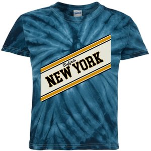 Buffalo New York Varsity Logo Kids Tie-Dye T-Shirt