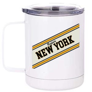 Buffalo New York Varsity Logo 12 oz Stainless Steel Tumbler Cup