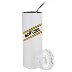 Buffalo New York Varsity Logo Stainless Steel Tumbler