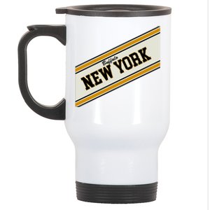 Buffalo New York Varsity Logo Stainless Steel Travel Mug