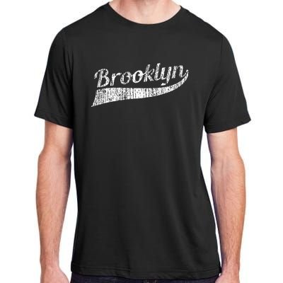 Brooklyn New York Vintage Souvenir Gift Adult ChromaSoft Performance T-Shirt