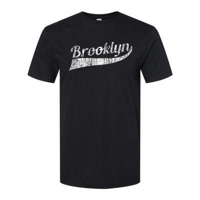 Brooklyn New York Vintage Souvenir Gift Softstyle® CVC T-Shirt