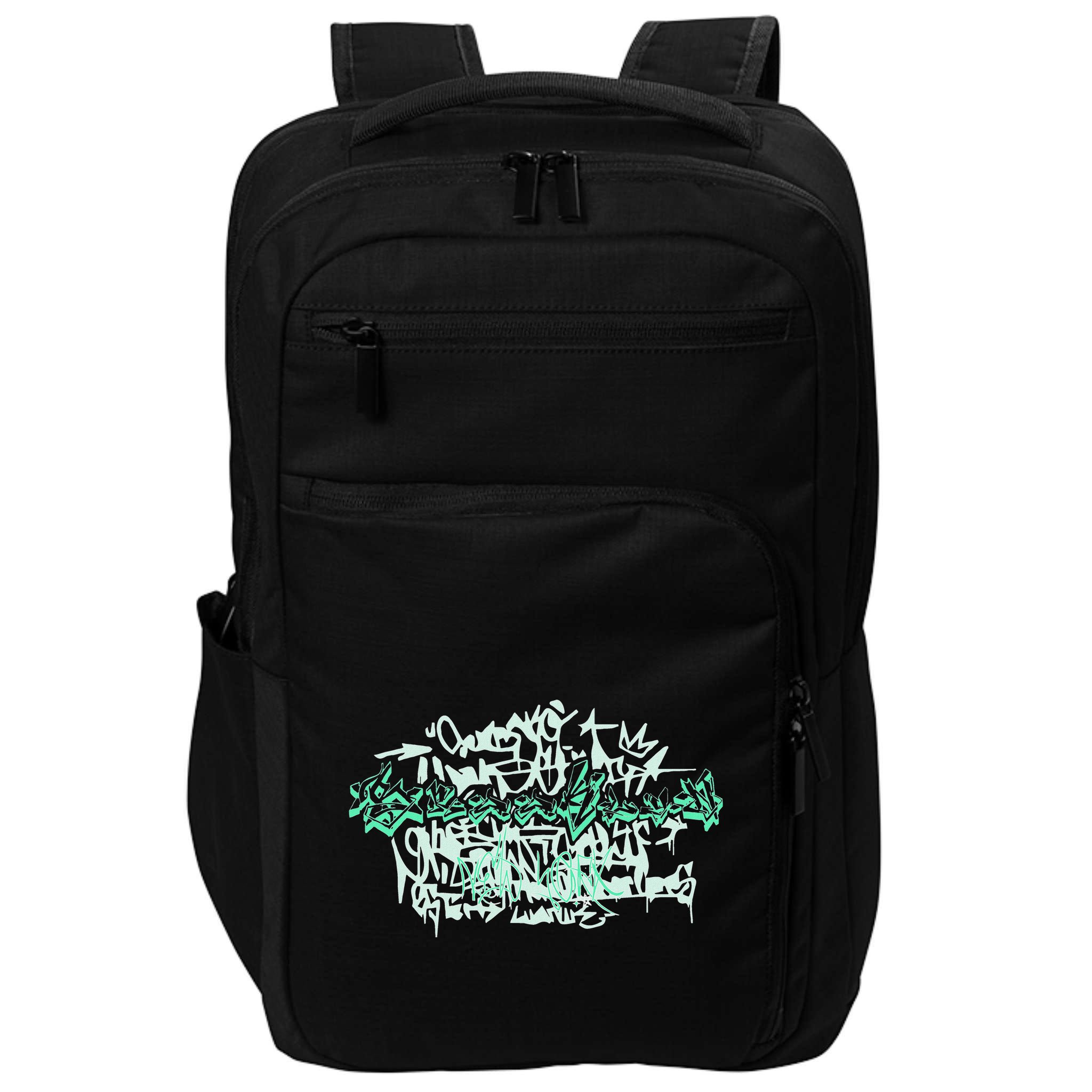 Brooklyn New York . Brooklyn Graffiti Art Impact Tech Backpack