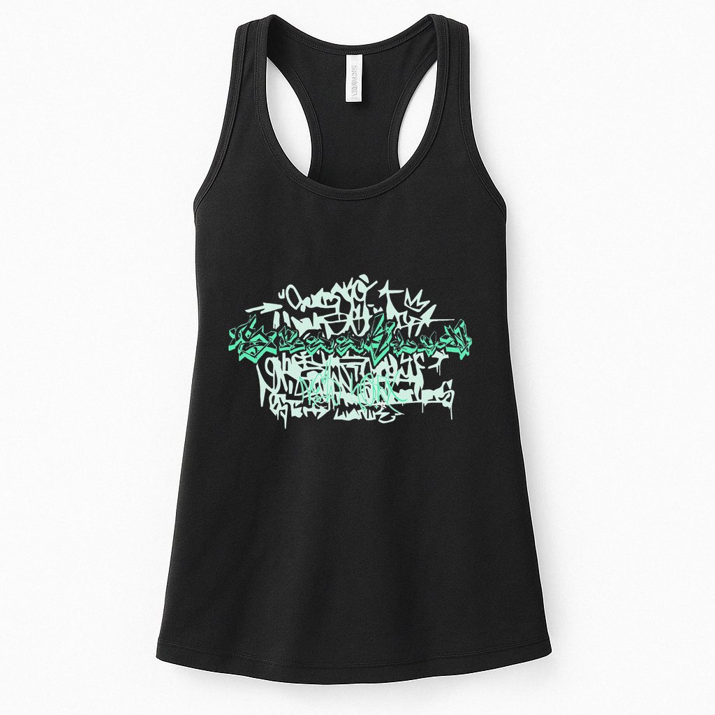 Brooklyn New York . Brooklyn Graffiti Art Womens Tank Top