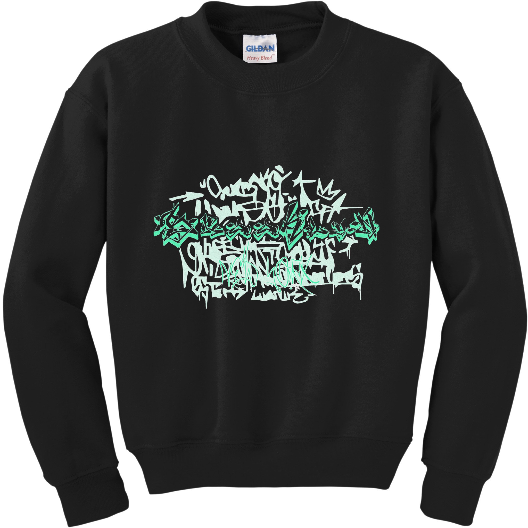 Brooklyn New York . Brooklyn Graffiti Art Kids Sweatshirt