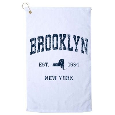 Brooklyn New York Ny Vintage Athletic Sports Golf Towel