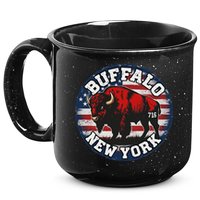 Buffalo New York 716 Area Code Bison Wny Bflo Pride 15oz Campfire Ceramic Mug
