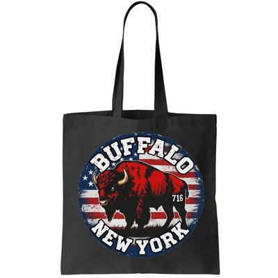 Buffalo New York 716 Area Code Bison Wny Bflo Pride Bag