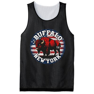 Buffalo New York 716 Area Code Bison Wny Bflo Pride Mesh Reversible Basketball Jersey Tank