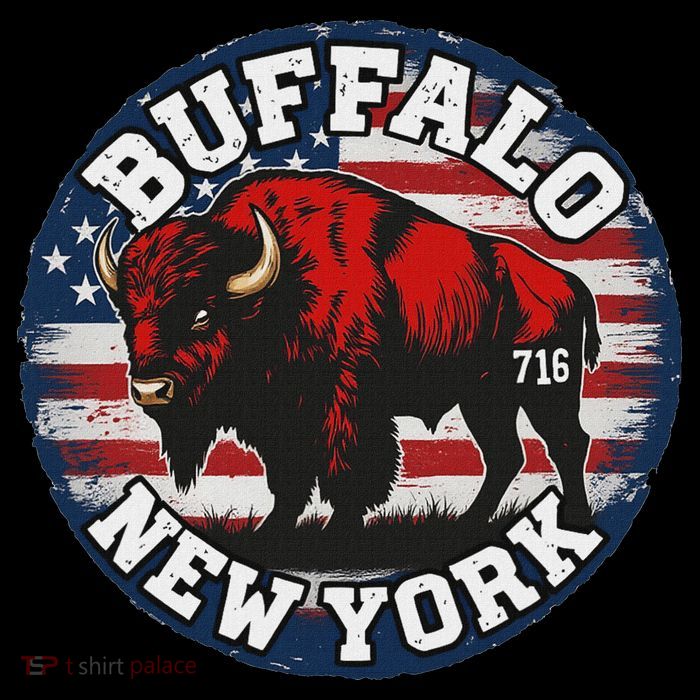 Buffalo New York 716 Area Code Bison Wny Bflo Pride Magnet