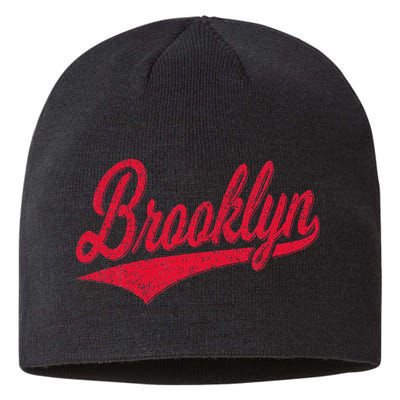 Brooklyn New York Ny Varsity Script Classic Sport Jersey Sustainable Beanie