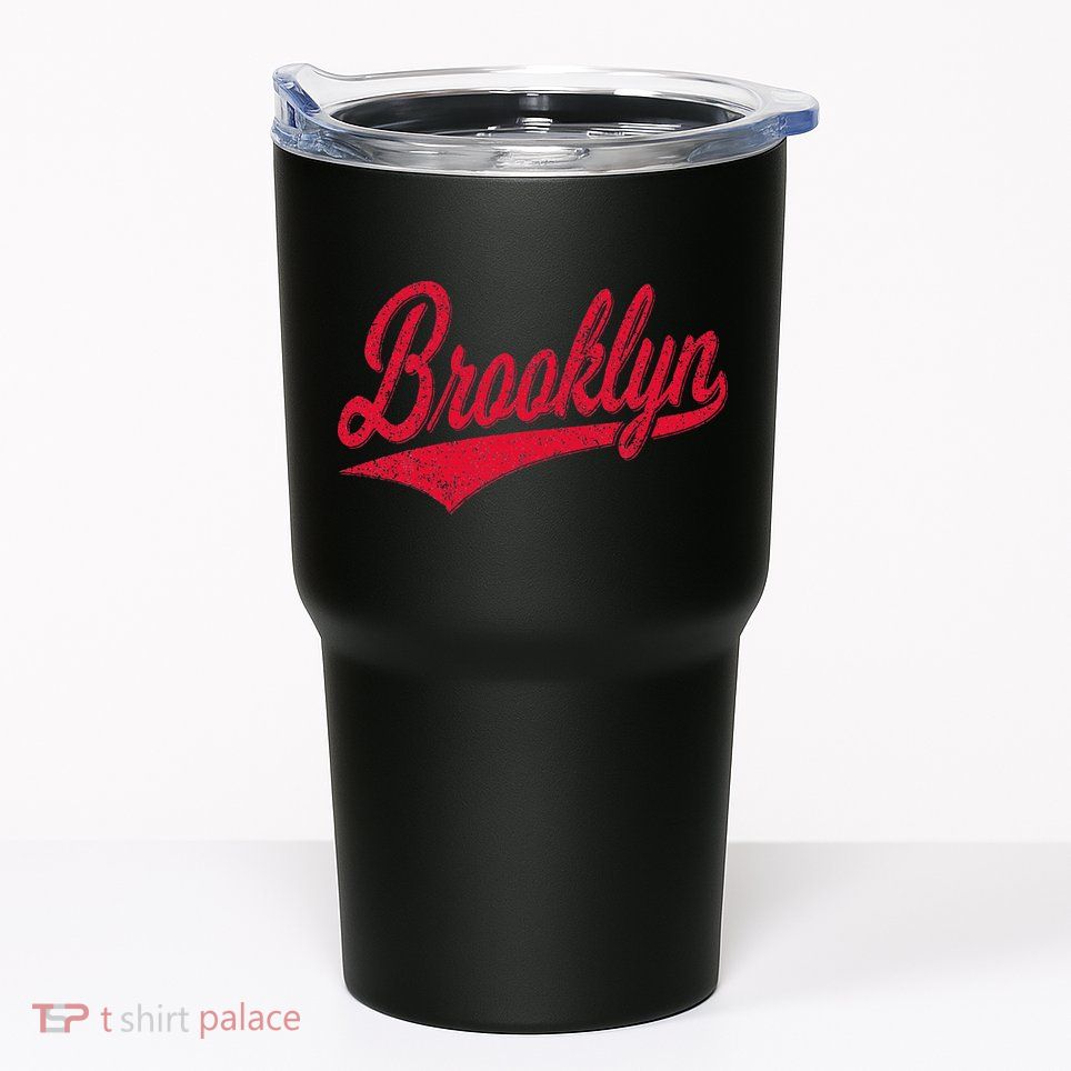 Brooklyn New York Ny Varsity Script Classic Sport Jersey Tumbler