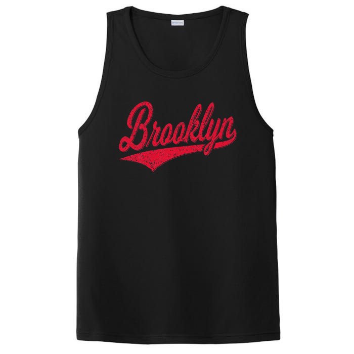 Brooklyn New York Ny Varsity Script Classic Sport Jersey PosiCharge Competitor Tank