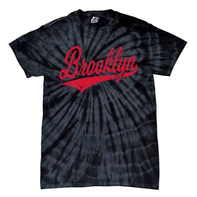 Brooklyn New York Ny Varsity Script Classic Sport Jersey Tie-Dye T-Shirt