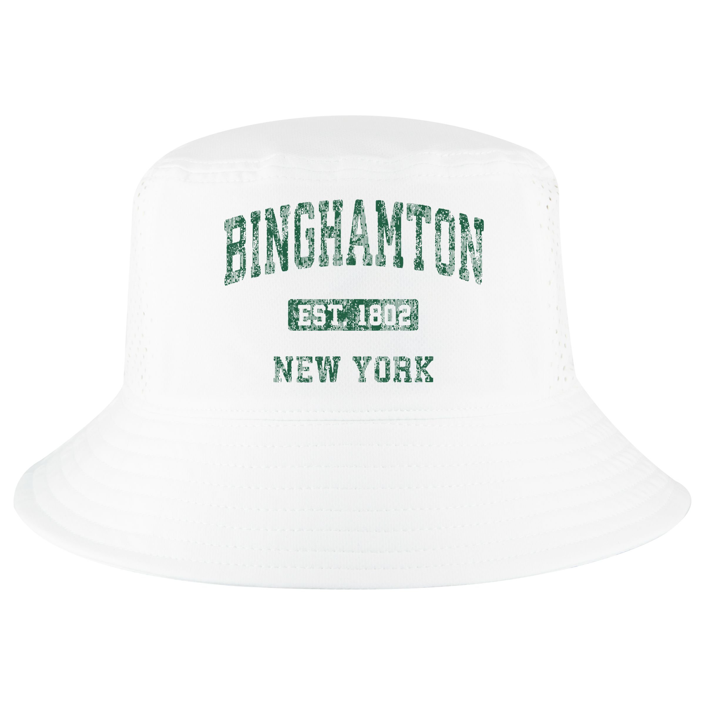 Binghamton New York Ny Vintage Athletic Sports Design Cool Comfort Performance Bucket Hat
