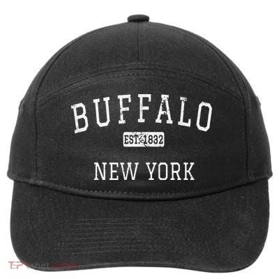 Buffalo New York NY Vintage 7-Panel Snapback Hat