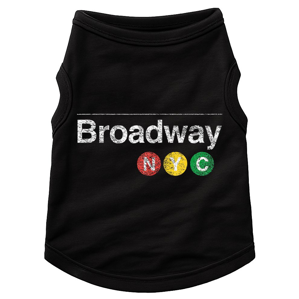 BROADWAY New York NYC Worn Design  Doggie Tank