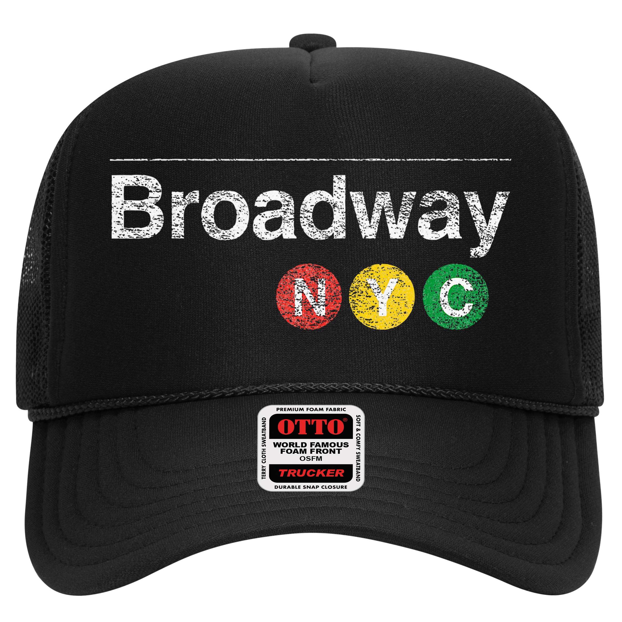 BROADWAY New York NYC Worn Design  Hat