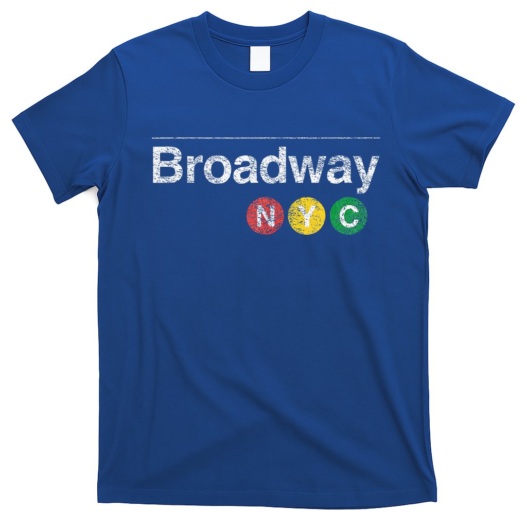BROADWAY New York NYC Worn Design  T-Shirt