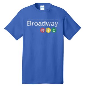 BROADWAY New York NYC Worn Design  Tall T-Shirt