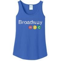 BROADWAY New York NYC Worn Design  Ladies Essential Tank