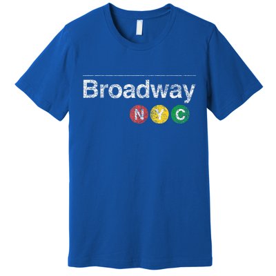 BROADWAY New York NYC Worn Design  Premium T-Shirt