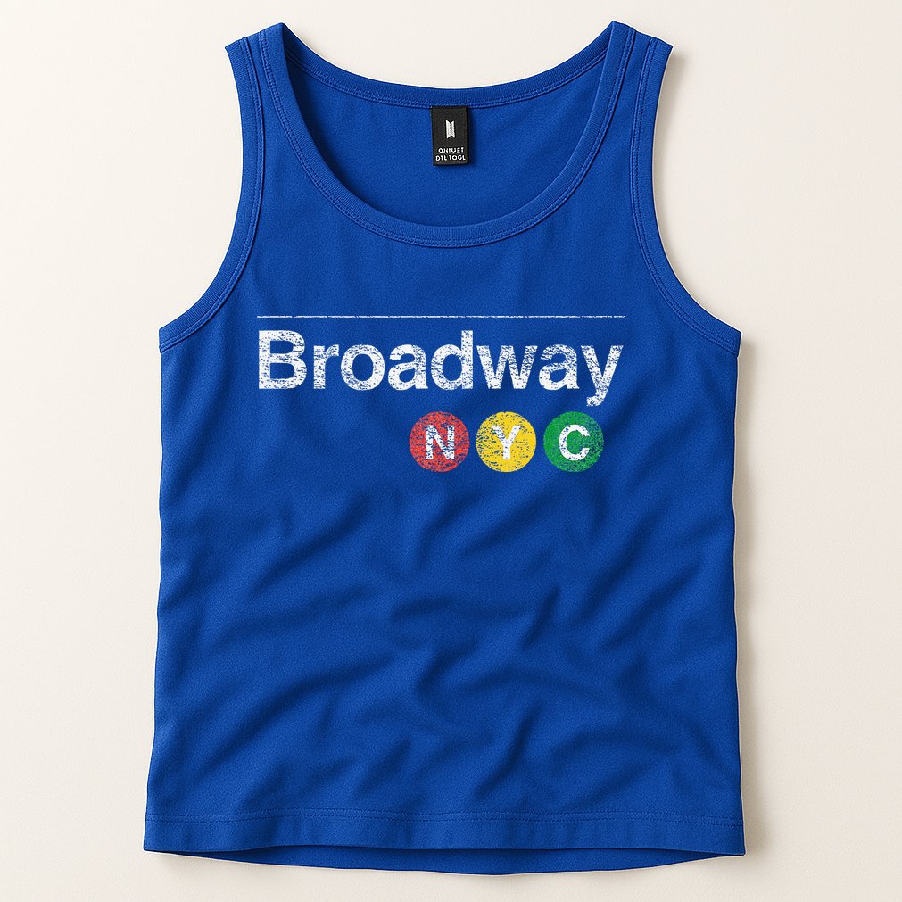 BROADWAY New York NYC Worn Design  Tank Top