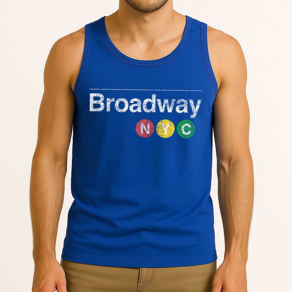 BROADWAY New York NYC Worn Design  Tank Top