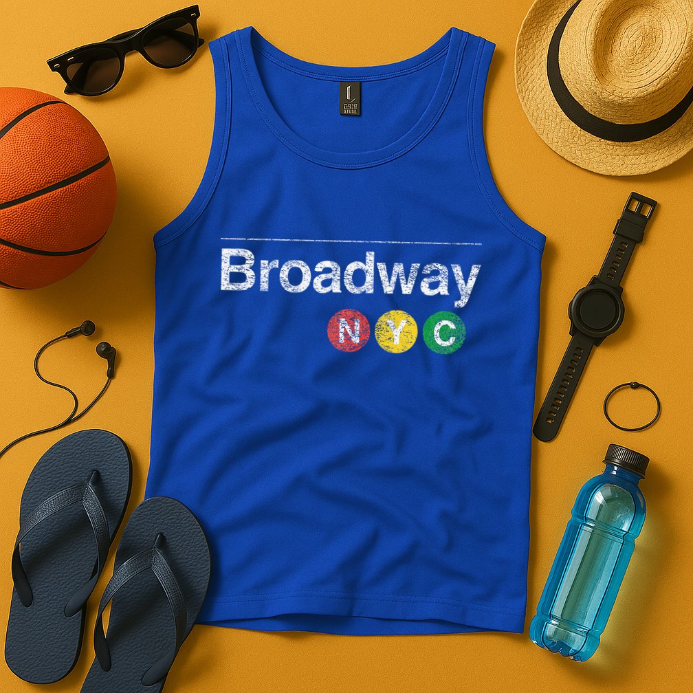 BROADWAY New York NYC Worn Design  Tank Top