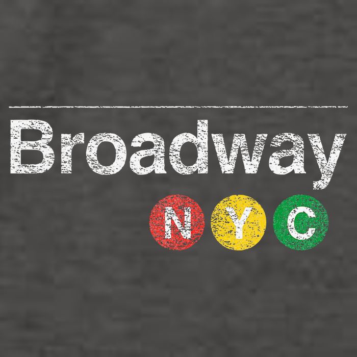 BROADWAY New York NYC Worn Design  Vector Backpack