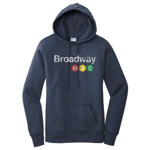 BROADWAY New York NYC Worn Design  Women's Pullover Hoodie