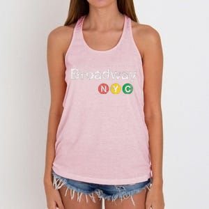 BROADWAY New York NYC Worn Design  Women's Knotted Racerback Tank