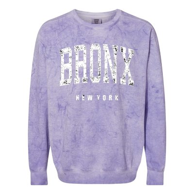 Bronx New York Vintage Colorblast Crewneck Sweatshirt