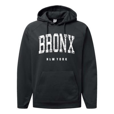 Bronx New York Vintage Performance Fleece Hoodie