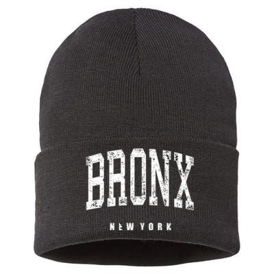 Bronx New York Vintage Sustainable Knit Beanie