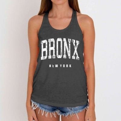 Bronx New York Vintage Women's Knotted Racerback Tank