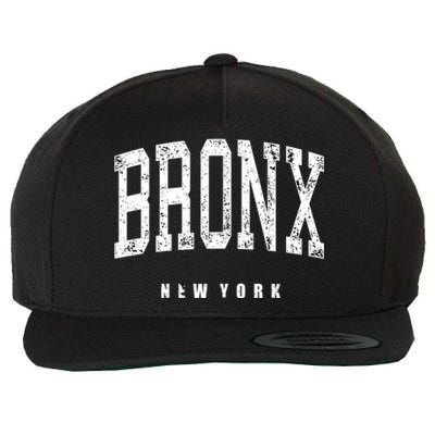 Bronx New York Vintage Wool Snapback Cap