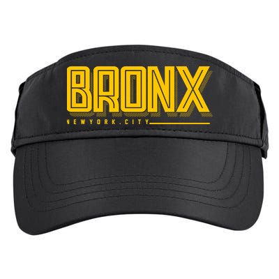 Bronx New York City Logo Adult Drive Performance Visor