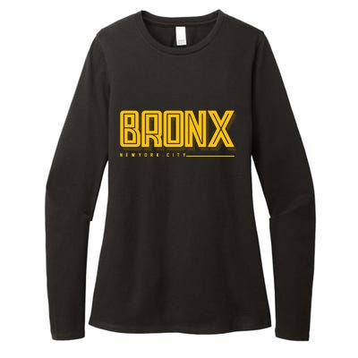 Bronx New York City Logo Womens CVC Long Sleeve Shirt