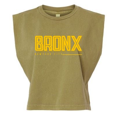 Bronx New York City Logo Garment-Dyed Women's Muscle Tee