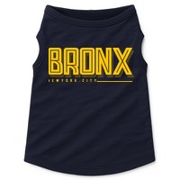 Bronx New York City Logo Doggie Tank