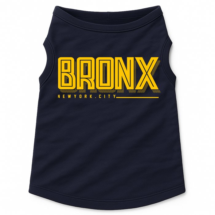 Bronx New York City Logo Doggie Tank