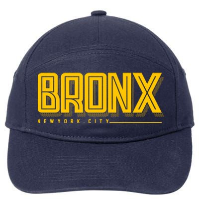 Bronx New York City Logo 7-Panel Snapback Hat